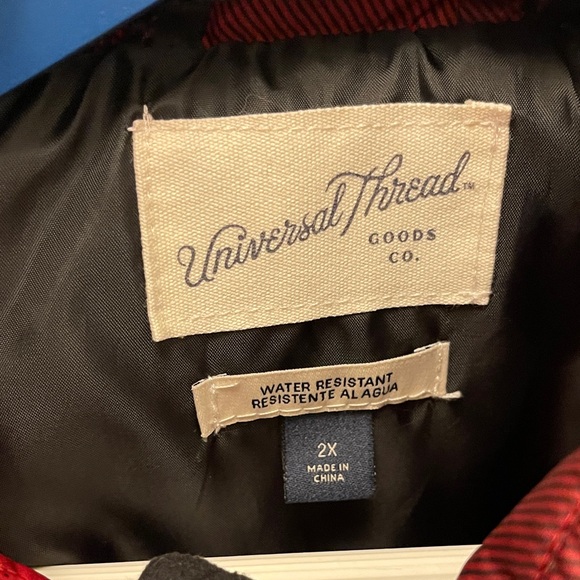 Universal Thread Red and Black Plaid Jacket - Picture 7 of 7